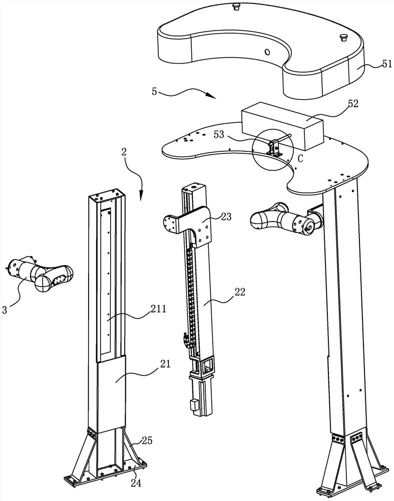 A lower limb rehabilitation device for weight loss walking training and balance assessment