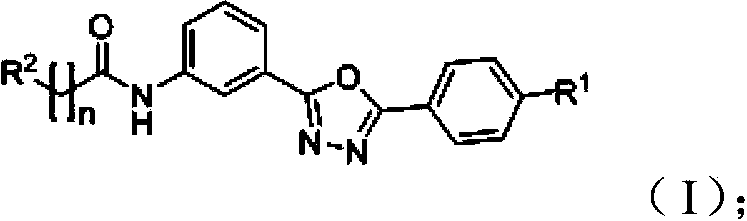 Amidophenyl-1,3,4-oxadiazole compound and its preparation method and use