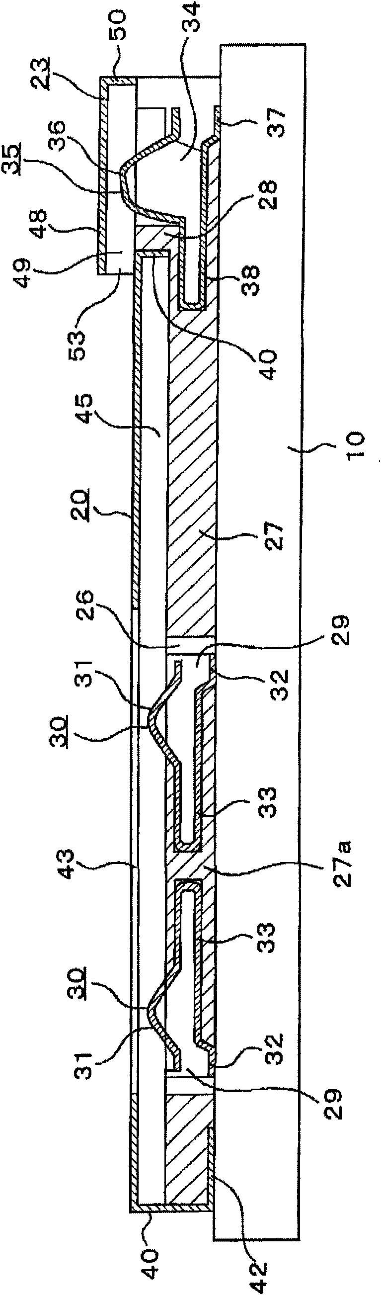 Composite connector for memory cards