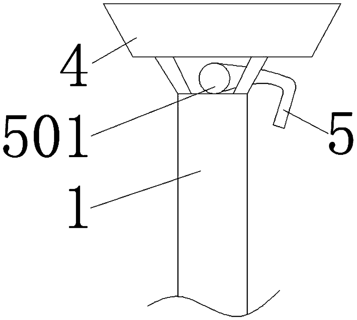 Electronic commerce advertisement displaying device based on internet of things