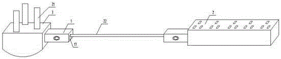 Connecting wire device of wire-changing power strip