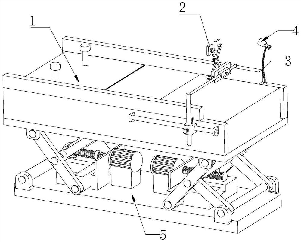 Auxiliary dressing change bed for anorectal department