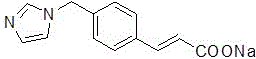 Ozagrel sodium crystal type compound