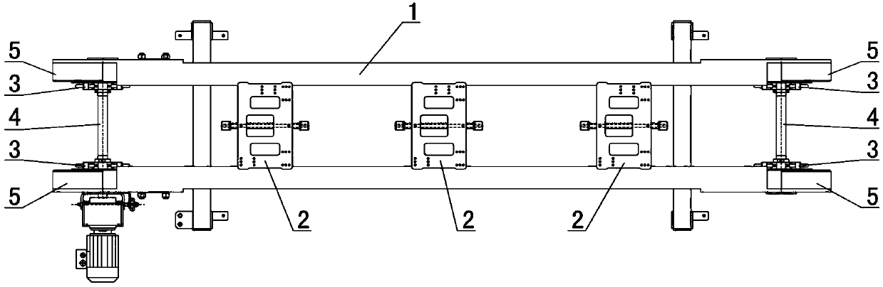 Car transshipment device for accumulation conveying