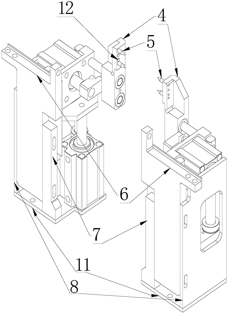 Pre-drilling device for leading wire enclosure for cylinder combination of combined firework