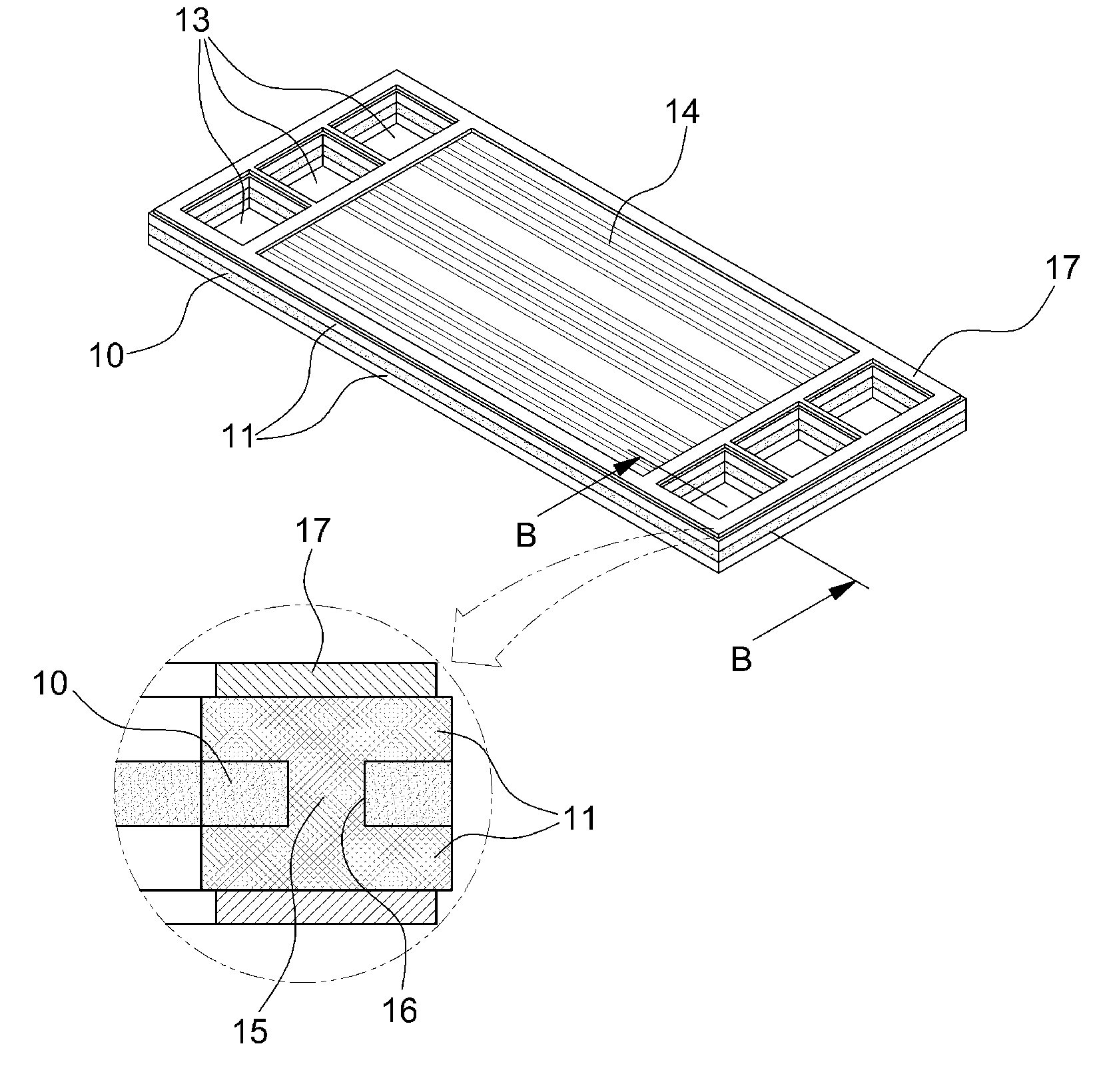 Composite separator for polymer electrolyte membrane fuel cell and method for manufacturing the same