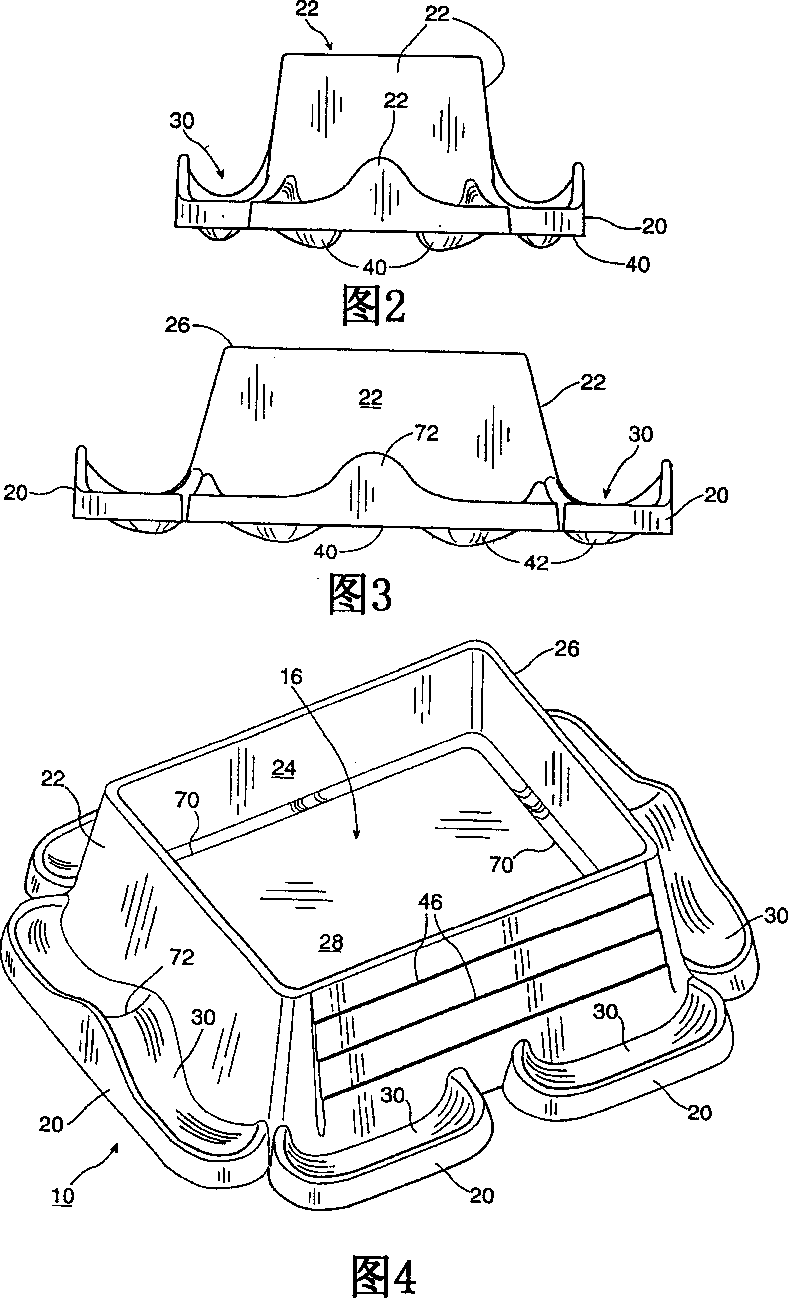 Unitary product cushioning structure