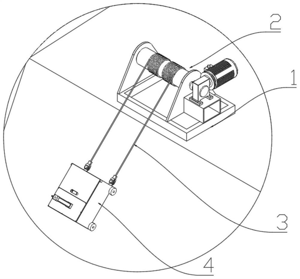 Anchor rod implanting device for concrete slope ecological vegetation restoration construction