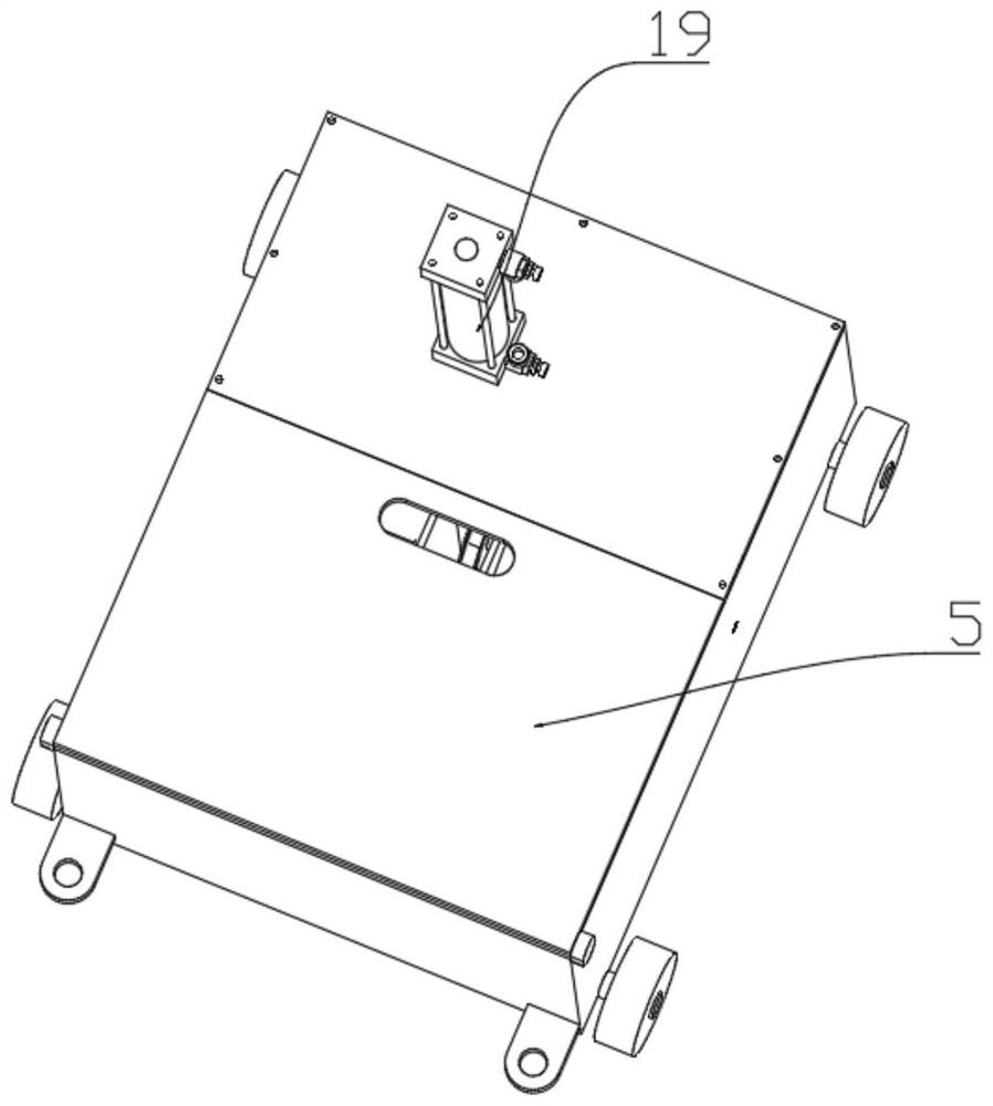 Anchor rod implanting device for concrete slope ecological vegetation restoration construction