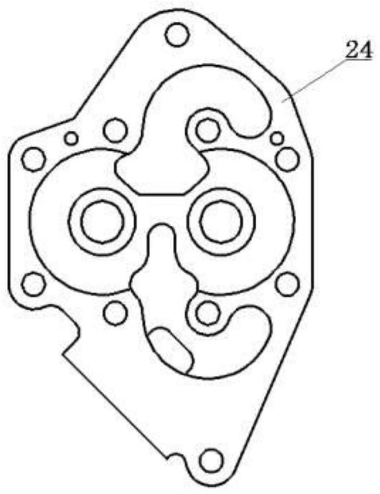 Oil pump shell machining method