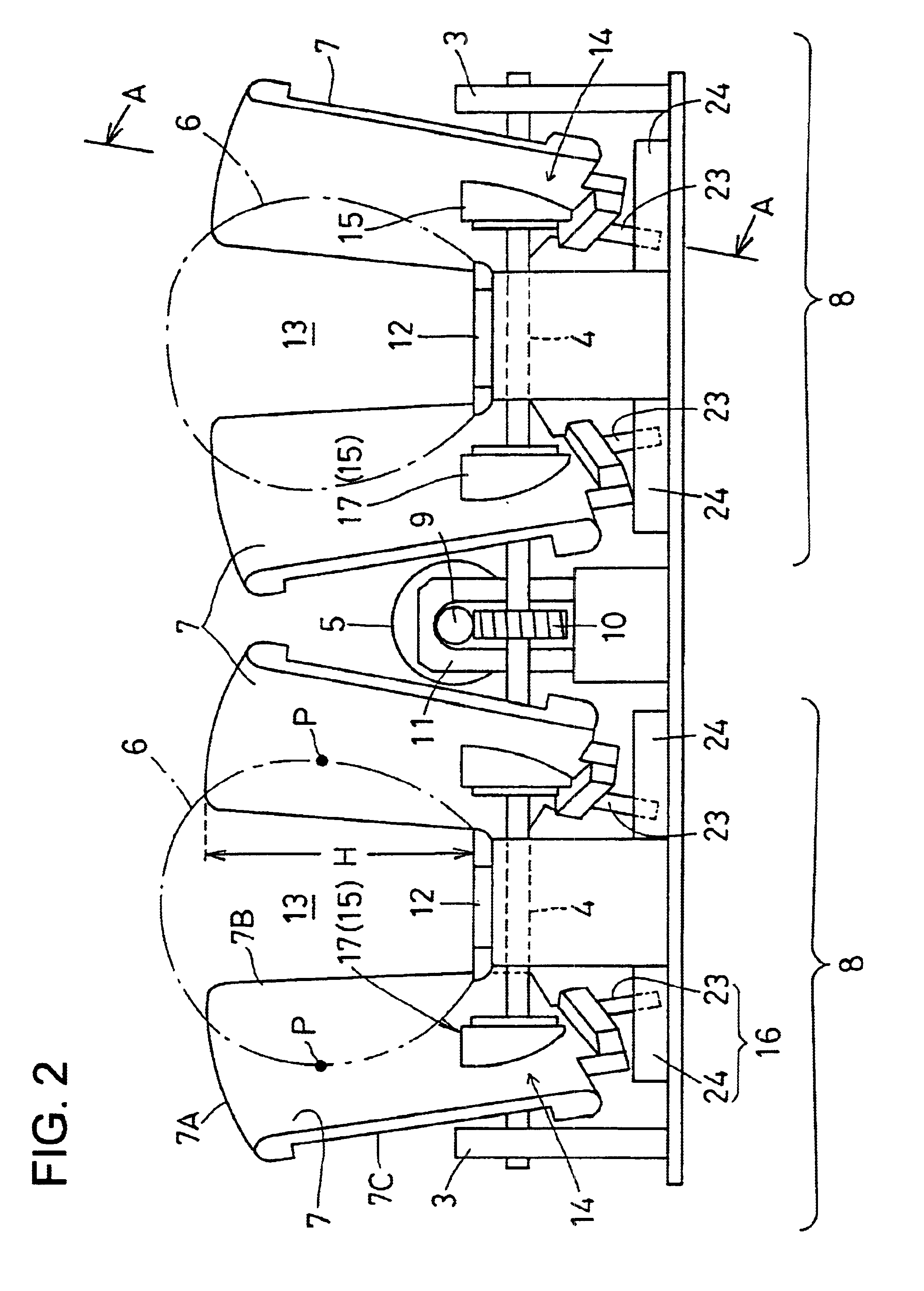 Lower leg massager and chair type massaging apparatus using the same