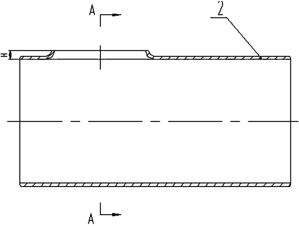 High-strength non-discharge current transformer housing main tube