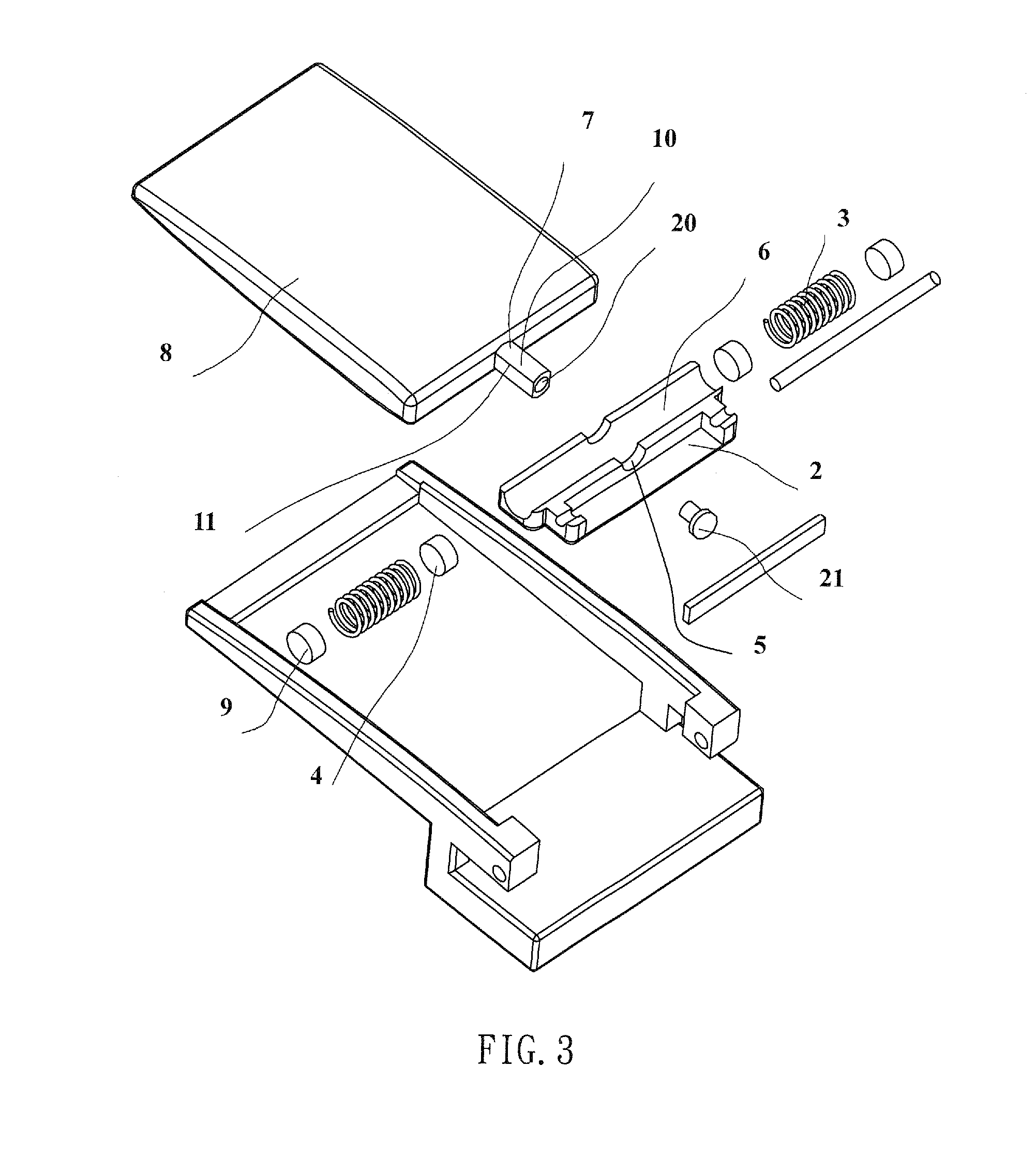 Resilient rotation buckle