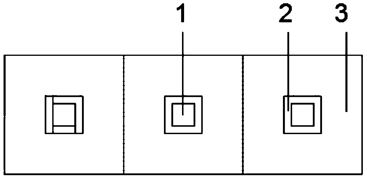 Full-suspension small-capacitance detector, control method and application