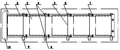 Active adjustment type air resistance retarding device on car roof