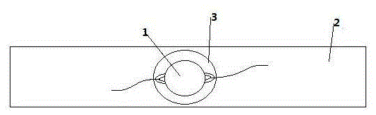 T-pipe-structured ultrasonic cleaning in place device