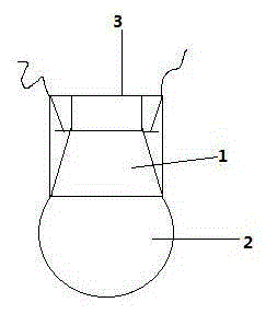 T-pipe-structured ultrasonic cleaning in place device