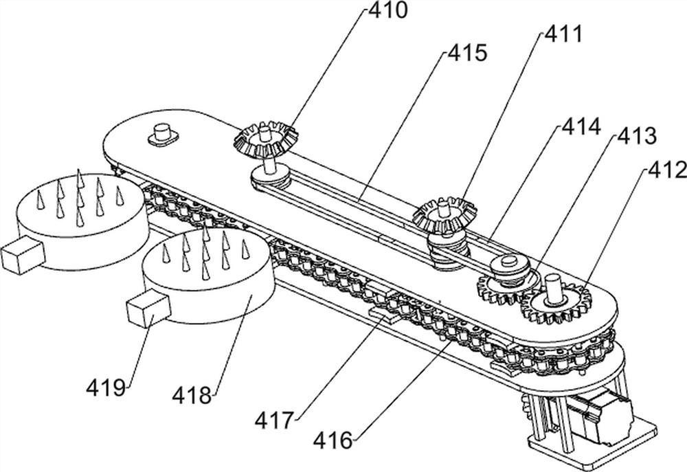 Automatic core removing device for cabbages