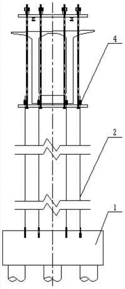 Bridge cantilevered casting hanging basket controllable equivalent pre-load testing method