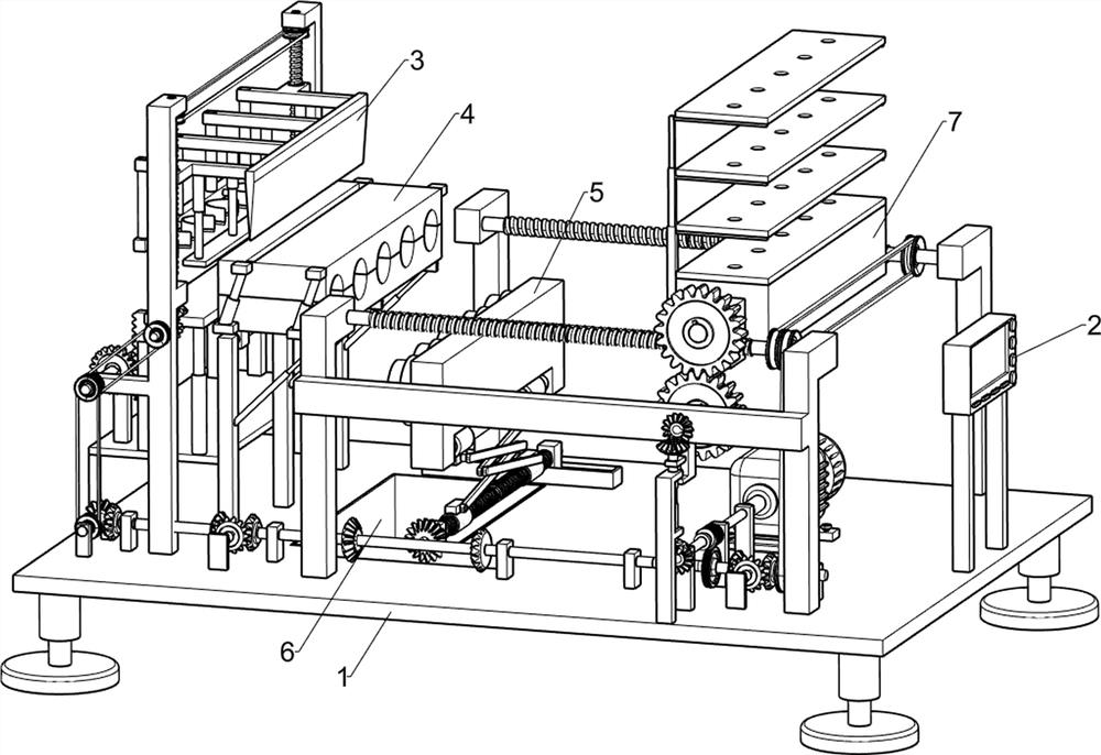 Chicken claw stringing device capable of completing decomposition