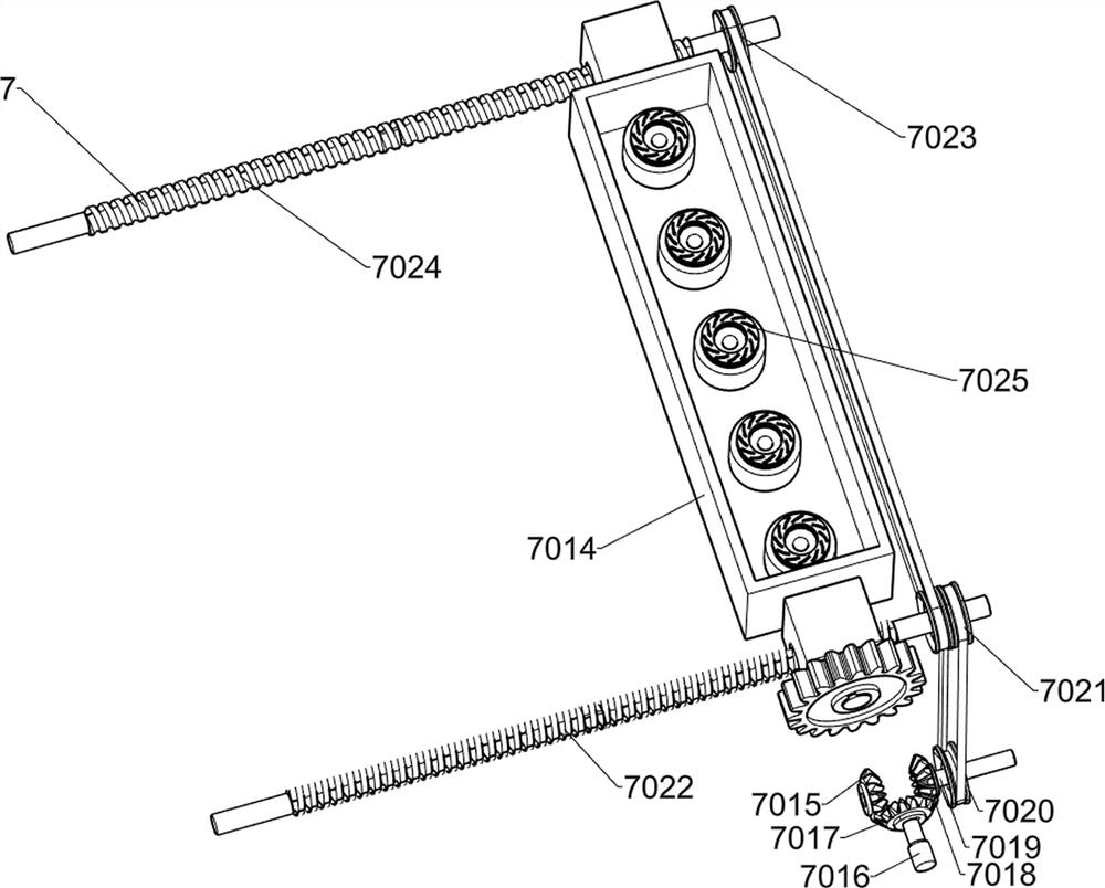 Chicken claw stringing device capable of completing decomposition