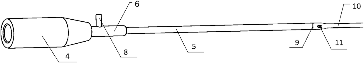 Detachable intravascular imaging catheter and diagnosis system