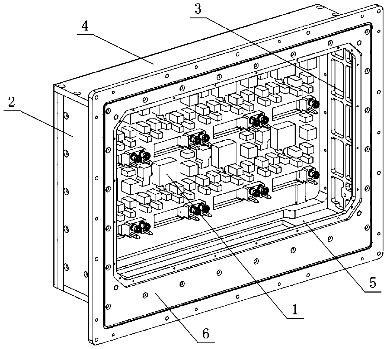 Box structure based on cold plate