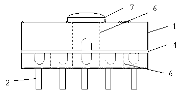 LED (Light-Emitting Diode) multiple-wavelength photon comb