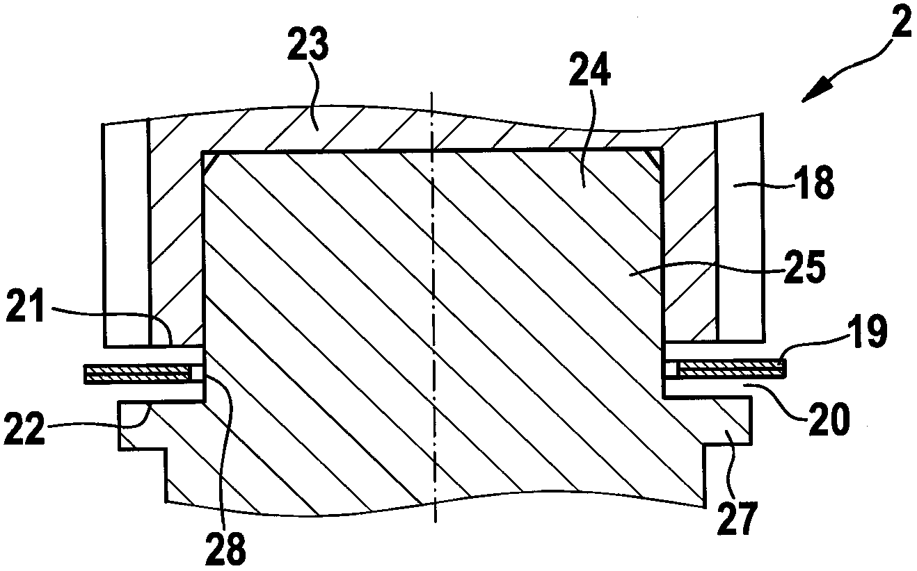 Magnet valve, and driver assistance device comprising such magnet valve