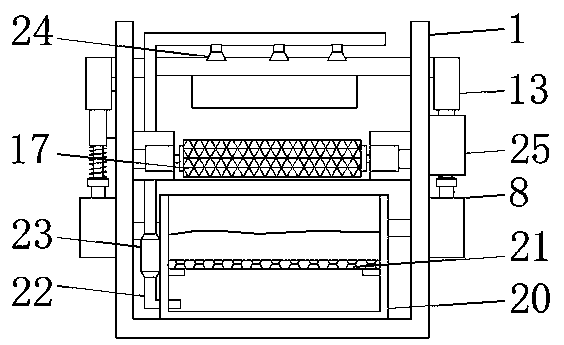 Cleaning and cutting all-in-one equipment for vegetable processing