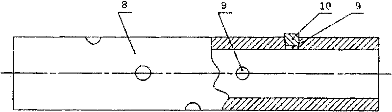 Reservoir casing perforation anti-crushing simulation test method and simulation test machine