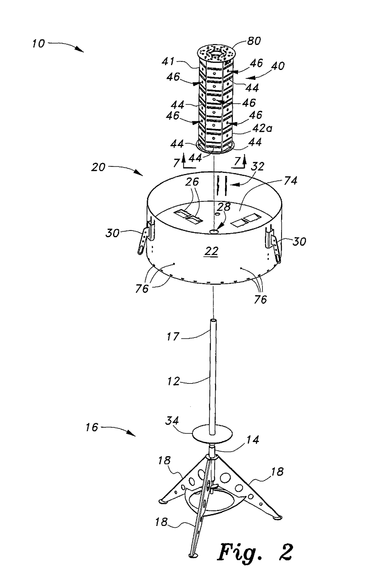 Barbecue grill with rotating fire receptacle