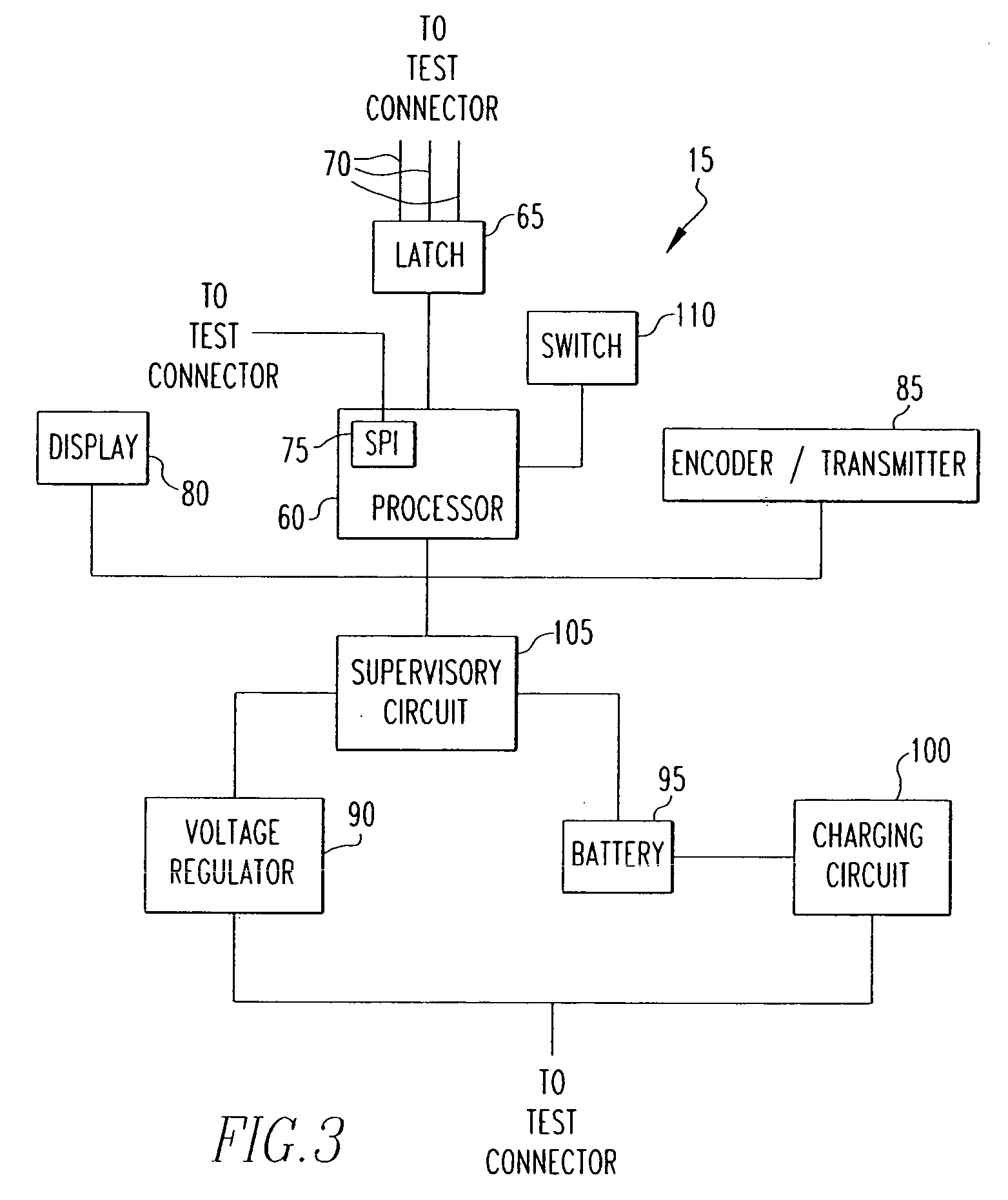 System for wireless monitoring of circuit breakers