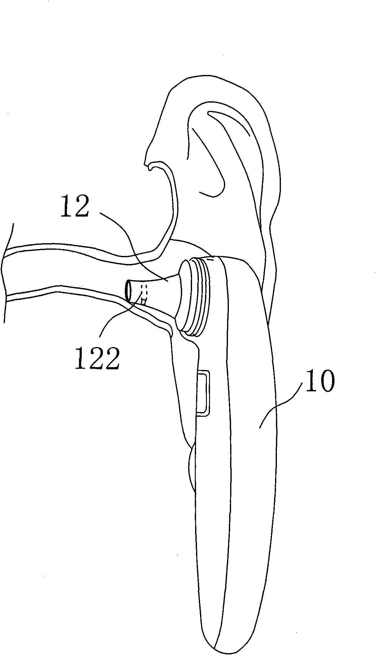 Ear thermometer with ear canal sensing device and measuring method thereof