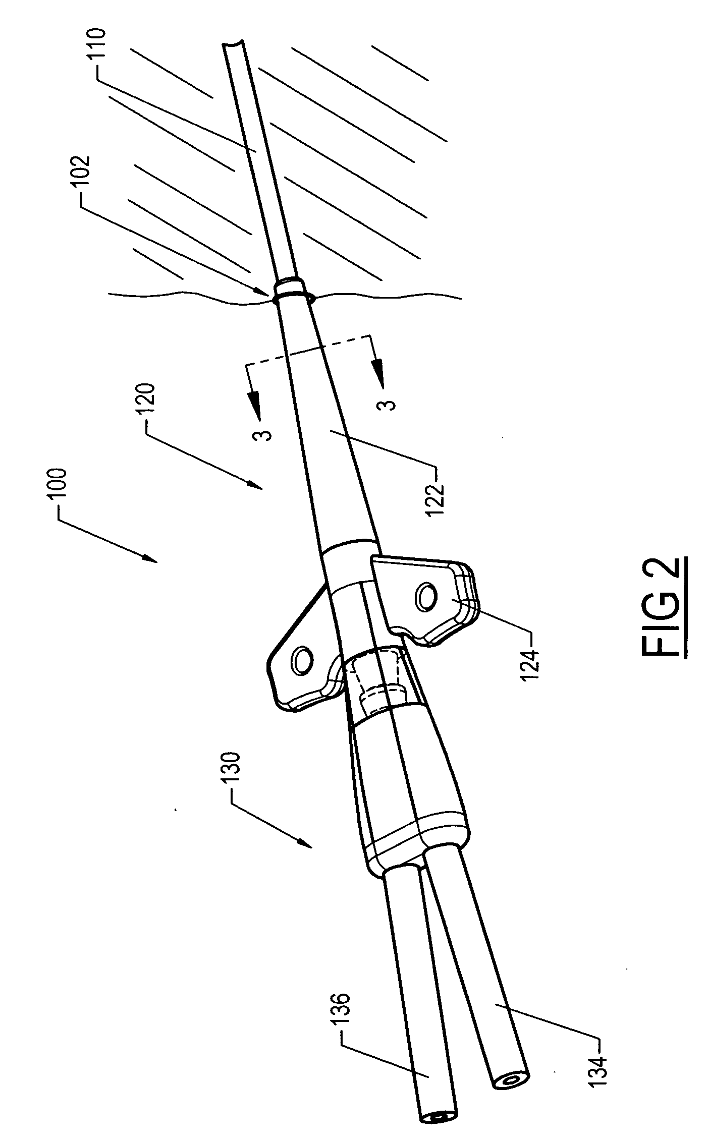 Connector system for a proximally trimmable catheter