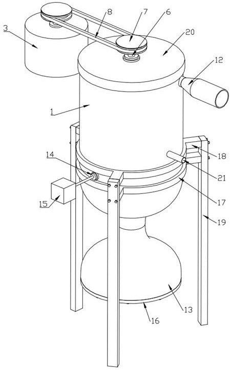 A miniaturized sewage treatment device