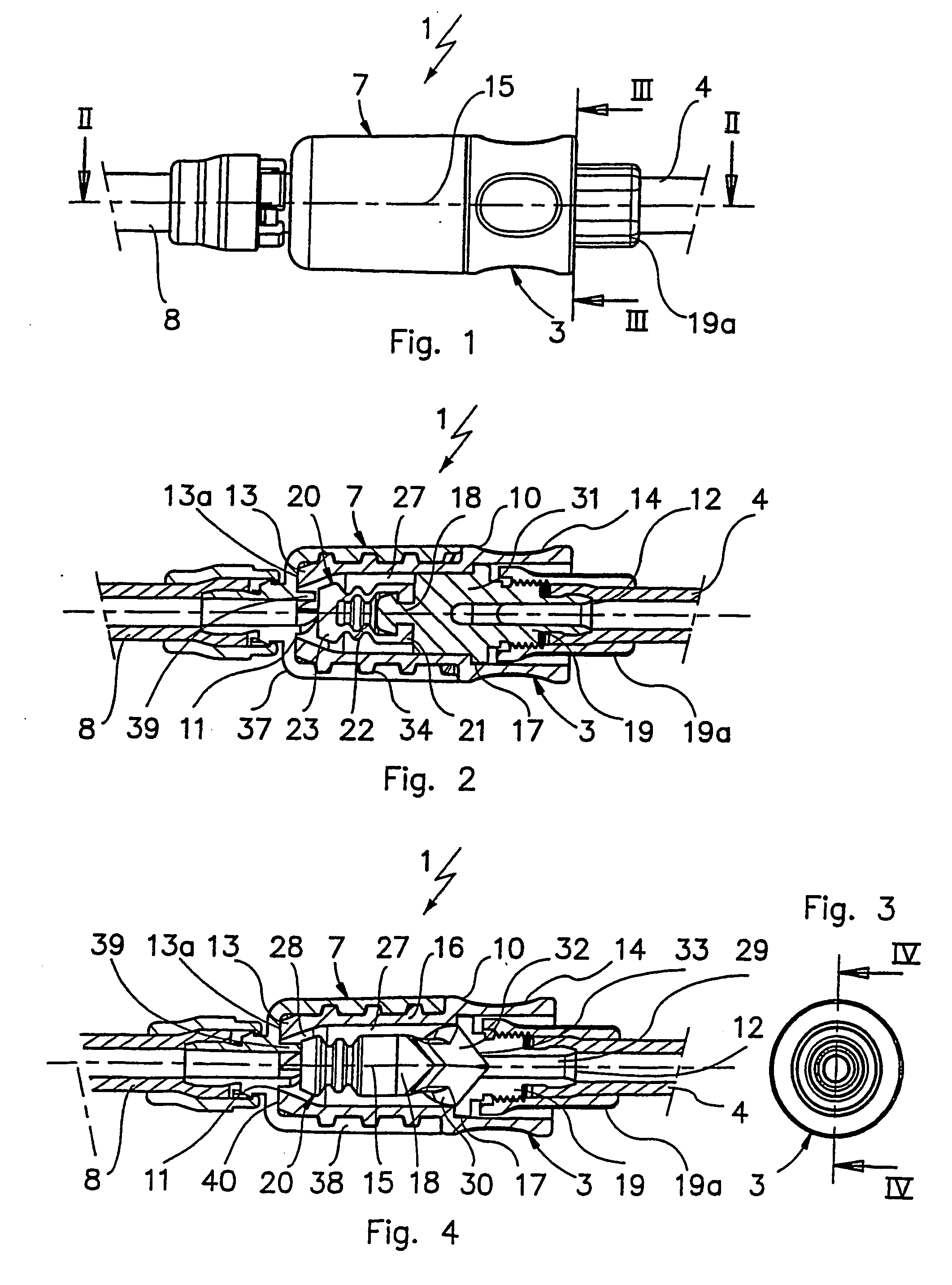 Connection element and connecting device for tubes