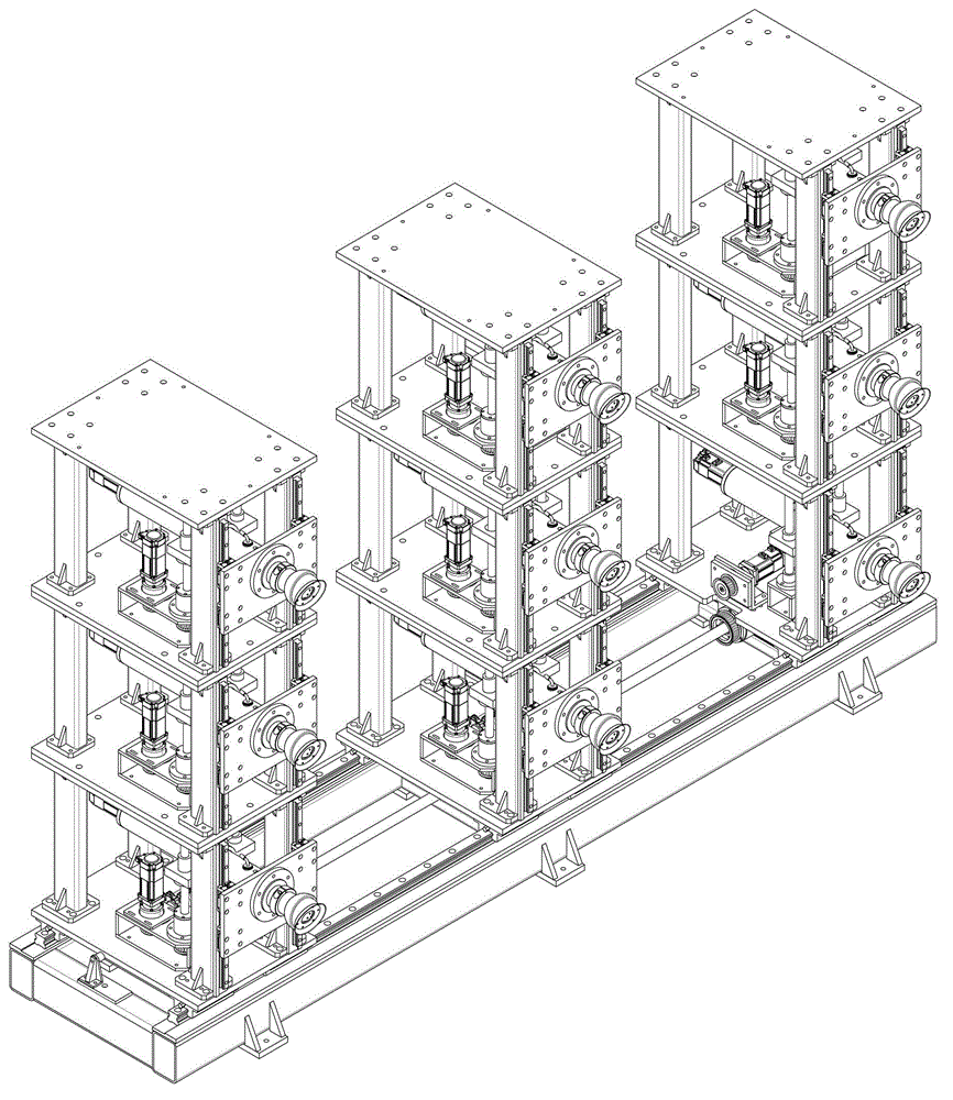 Flexible tool for assembling row-line chuck type wall board