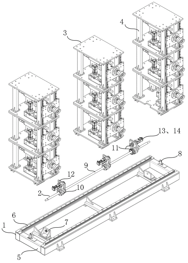 Flexible tool for assembling row-line chuck type wall board