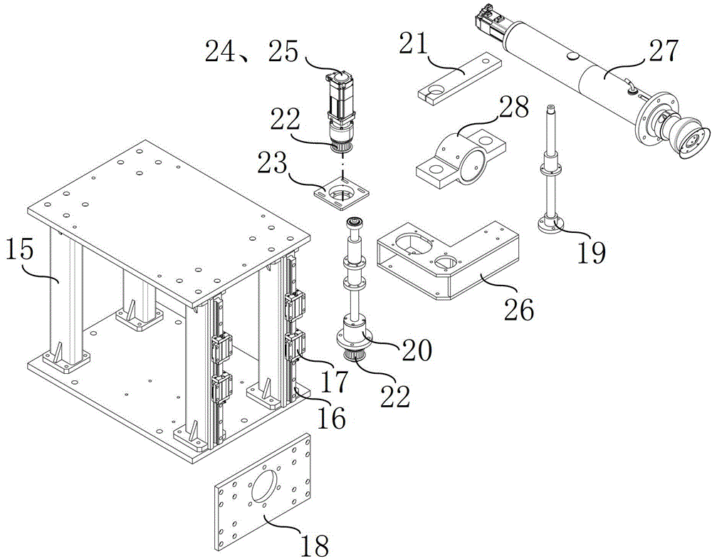 Flexible tool for assembling row-line chuck type wall board