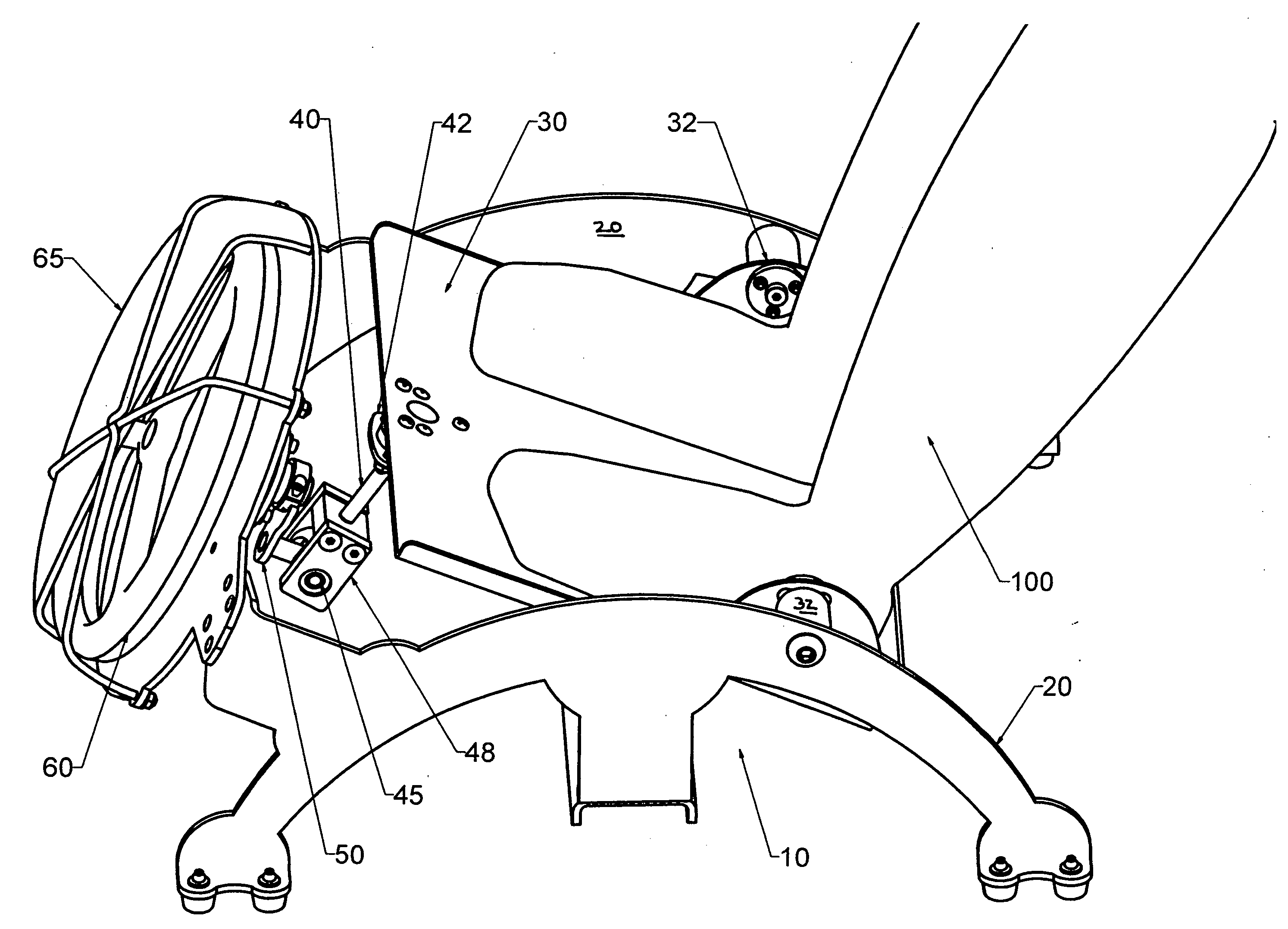 Foot and leg exercising device providing passive motion benefits