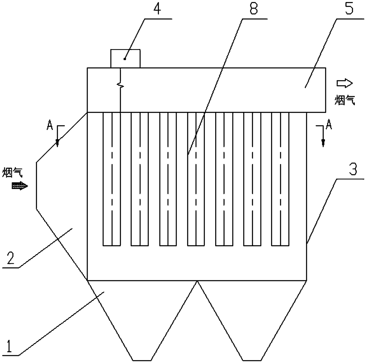 Electric bag composite dust collector