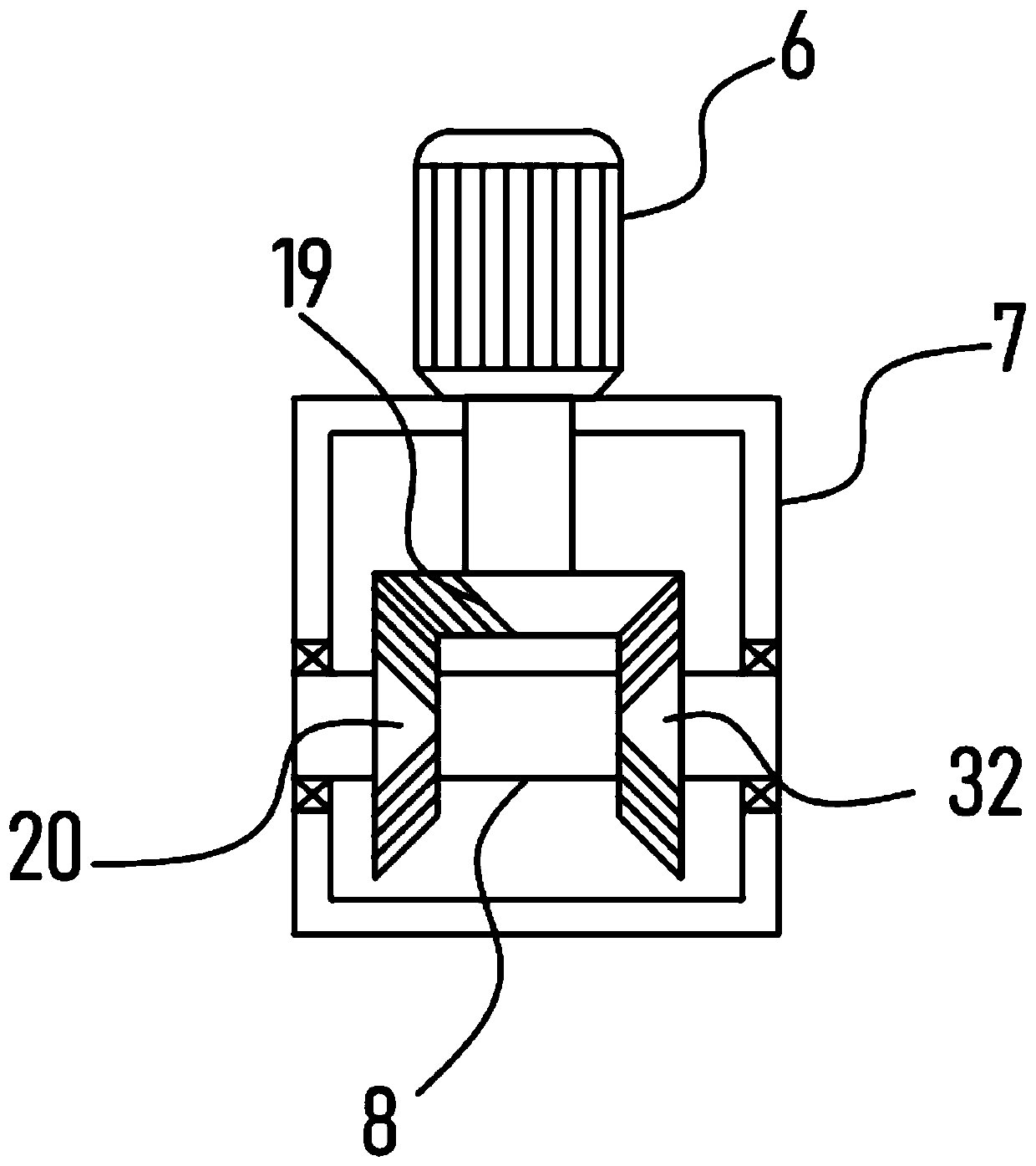 Mechanical plate grinding device with overturning function