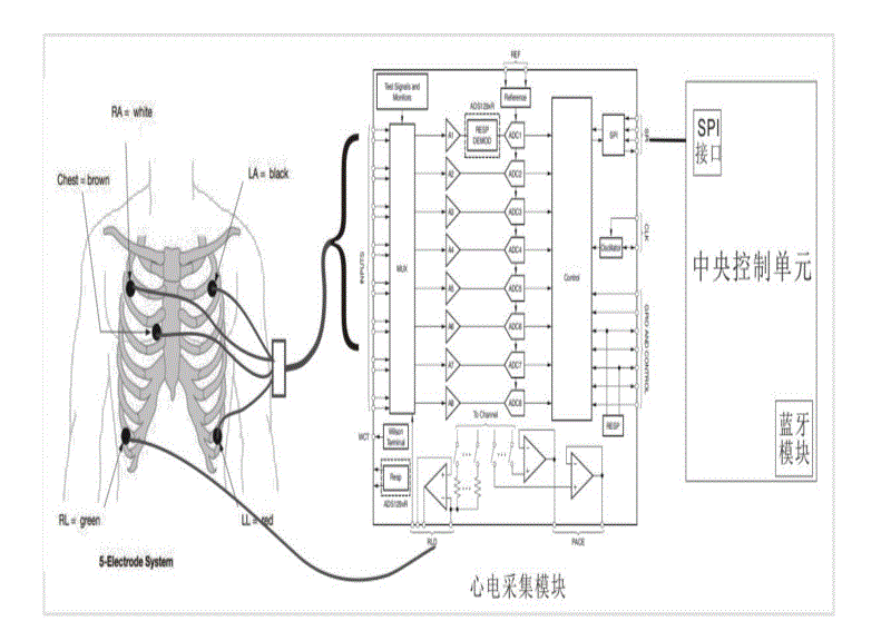 Bluetooth-based wireless telemonitor system