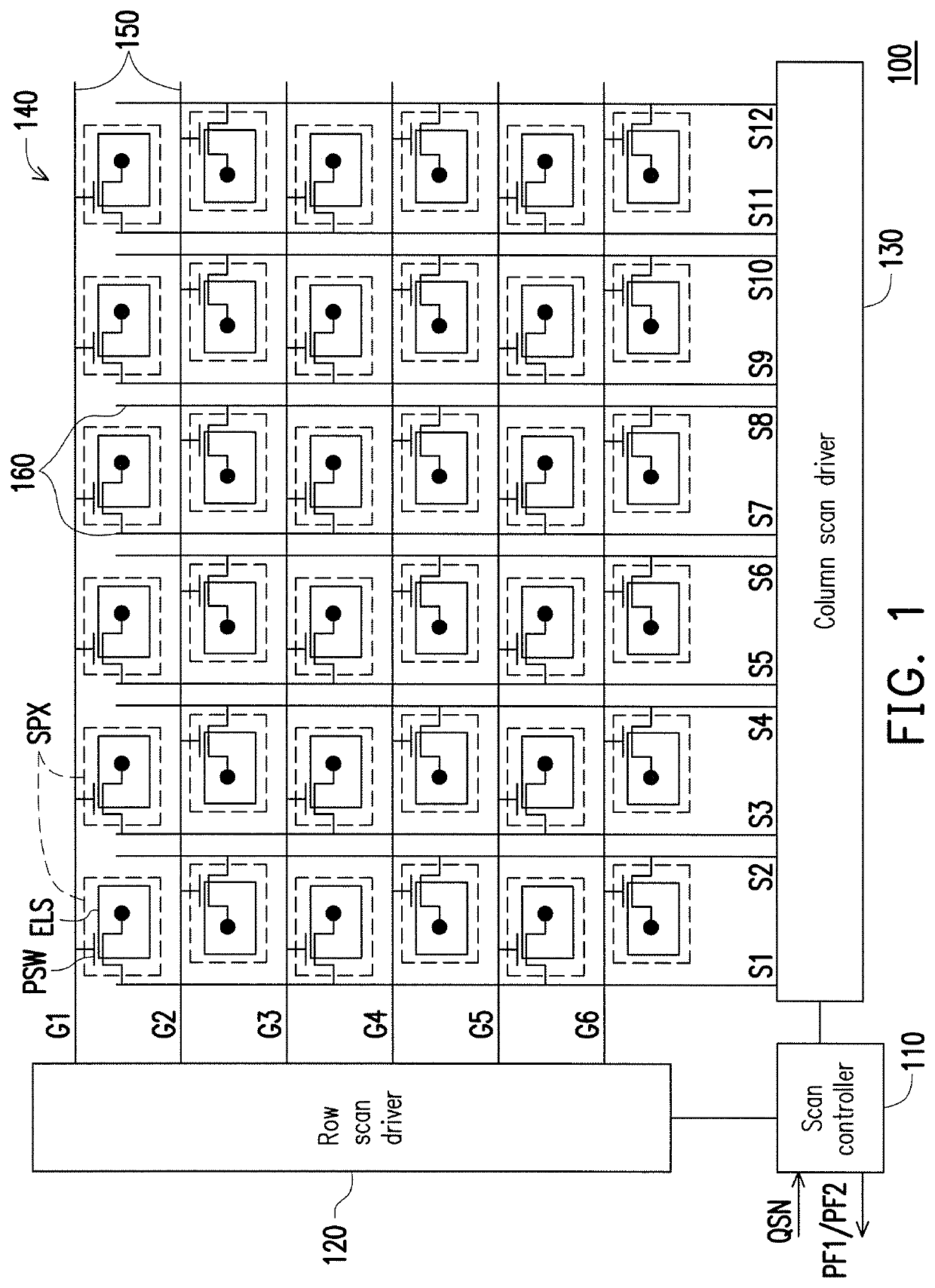 Sensing method of fingerprint sensor