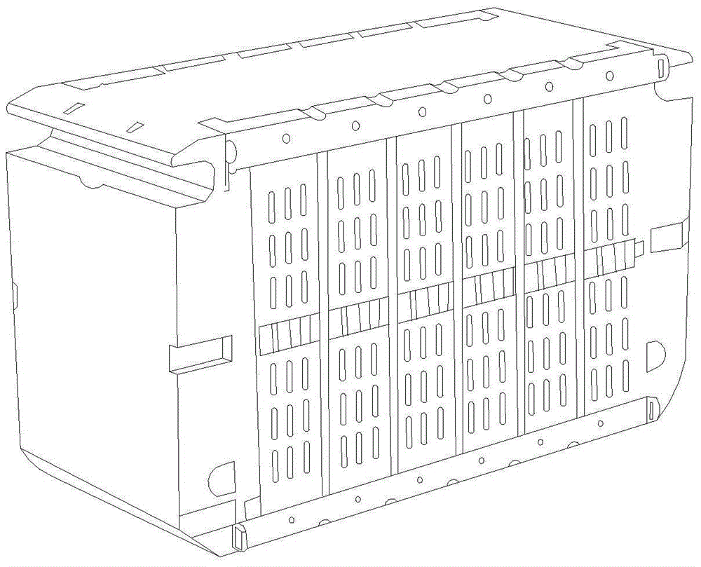 Heat-conducting battery box