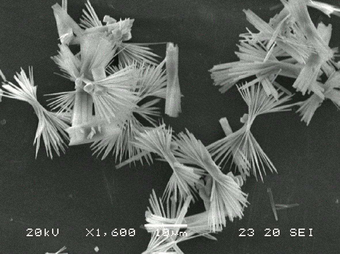 One-dimensional Sb203 micro-nanometer powder and composite-morphological Sb203 micro-nanometer powder prepared in one-step method