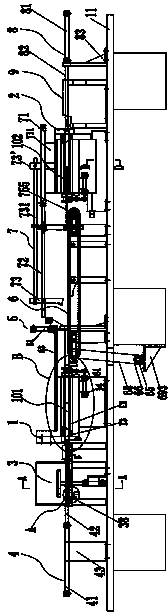 Automatic device for machining two ends of shaft parts