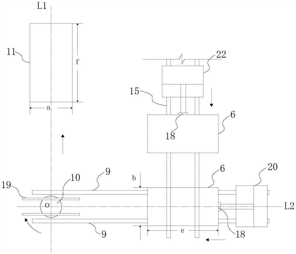 The method of moving the internal-combustion engine into place for unloading