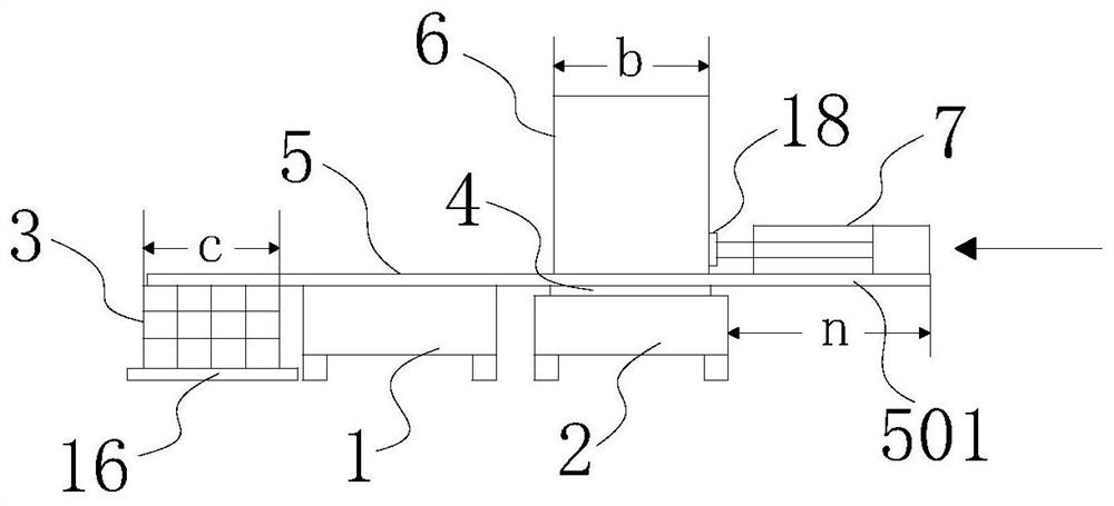 The method of moving the internal-combustion engine into place for unloading